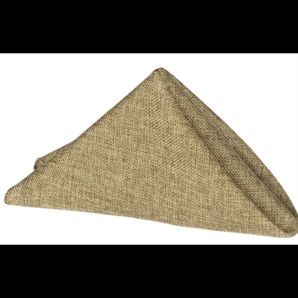 Faux Burlap Napkins